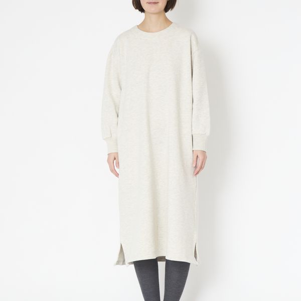 TUTIE./コットン裏毛起毛ワンピース -冬を暖かく過ごせる優しい肌触り